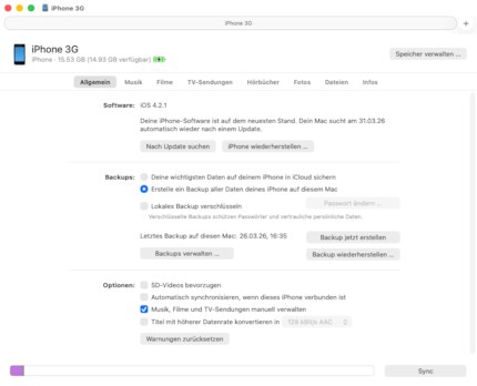 Het bestandsbeheer loopt niet meer via iTunes, maar werkt helaas nog steeds hetzelfde.