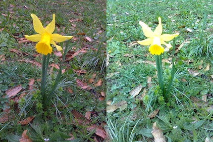 De iPhone uit 2008 (links) verslaat met gemak de Nokia uit 2008.