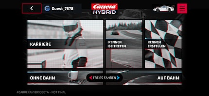The app interface has also been redesigned and puts career, free driving and race modes more centre stage.