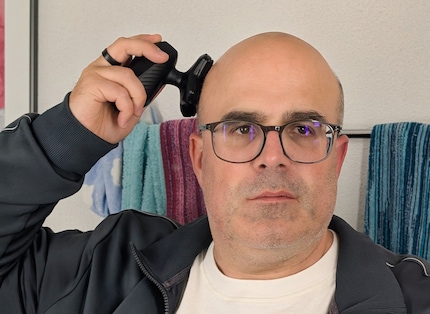 Ich brauche oft mehrere Durchgänge, bis alles rasiert ist.