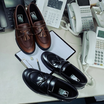 Ja, das waren mal die Classic Slip-Ons von Vans.