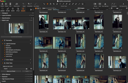 Mit einem Referenzbild überträgst du dessen Stil auf beliebige andere Fotos.