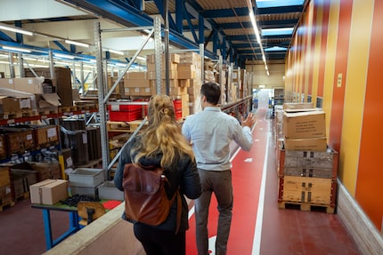 François Davin erzählt, welche Vorteile elektrische Gartenscheren haben.