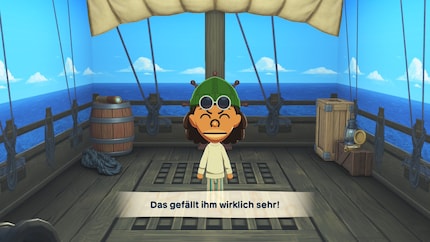 Lysop freut sich über sein piratiges Zuhause.