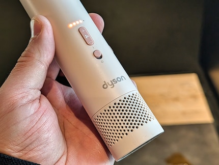 Le Dyson souffle jusqu'à six heures en cinq étapes.