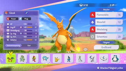 Glurak, möchtest du meinem Team beitreten?