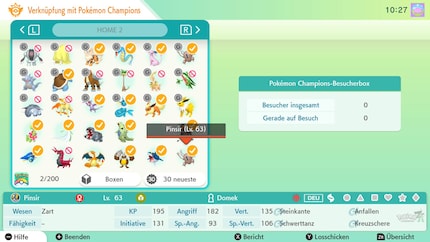 Einfach auswählen und transferieren. Vergiss nicht zu speichern, bevor du die App schliesst!