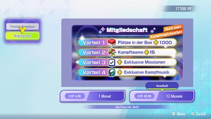 Mitgliedschaft: Nur was für Hardcore-Fans.