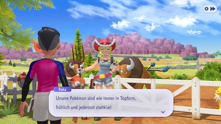 Optisch solltest du auf der Switch 2 keine Verbesserungen erwarten. Die Grafik von «Pokémon Champions» ist zweckmässig, mehr nicht.