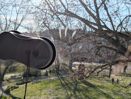 Solche Handabdrücke putzt der DDC55PRO problemlos weg.