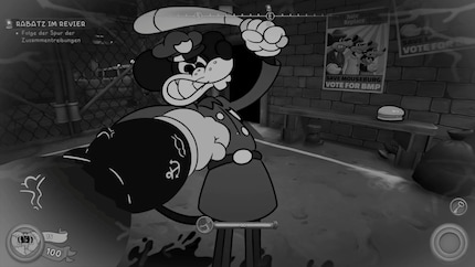 Muckis und ein tätowierter Anker sind von Popeye kopiert…