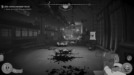 Es fliesst viel schwarzes Blut