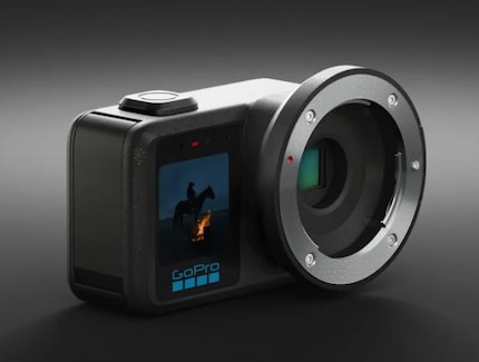 An die GoPro Mission 1 Pro ILS montierst du auch Objektive anderer Hersteller.
