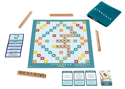 Die neue Ausgabe kombiniert Holzsteine, Holzablagen und Zielkarten mit einem kooperativen Spielmodus. 