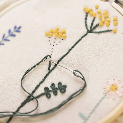 Diese Stickerei-Sets richten sich an Anfängerinnen und Anfänger.