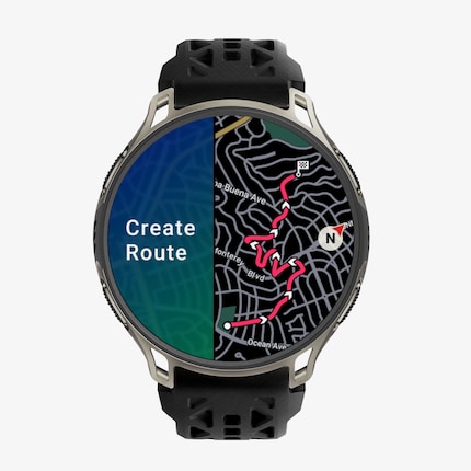 Fürs Lauftraining bietet die Uhr Routenplanung und Offline-Karten