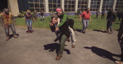 De NPC's in «Dead Rising» maken het je niet gemakkelijk.