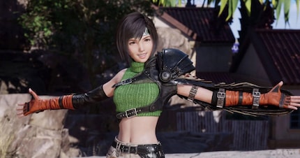 Yuffie schakelt je uit en moet vervolgens gered worden.