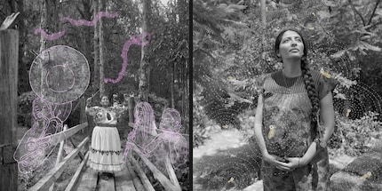 Maestra Lety Gallardo (links) ist Musikerin und Dirigentin. Sie gründete die erste regionale Frauenband. Luna Maran (rechts) ist eine Filmemacherin, Lehrerin und Aktivistin.