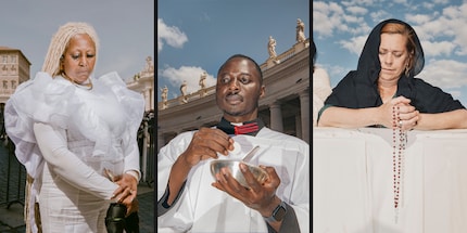 Am 7. Mai 2025 versammelten sich rund 45 000 Leute auf dem Petersplatz.
