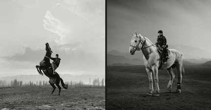 Die Pferde sind der ganze Stolz der Spieler. Sie lernen schon als kleine Kinder reiten.