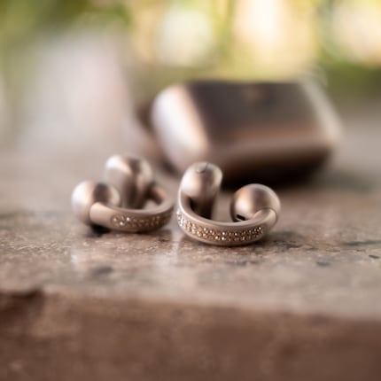 Die Steinchen schimmern hübsch im Licht.