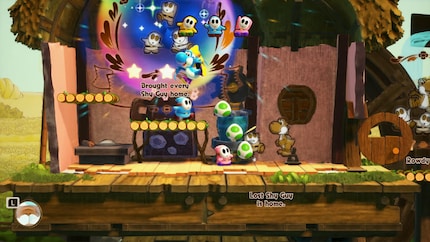 Hier transportiere ich einen Haufen Shy Guys in ihr Zuhause zurück.