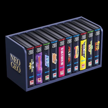 Ten Neo Geo classics will be released as physical cartridges in original packaging for the launch.