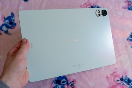 Shiney! Die Rückseite schimmert in sanftem Jadegrün.