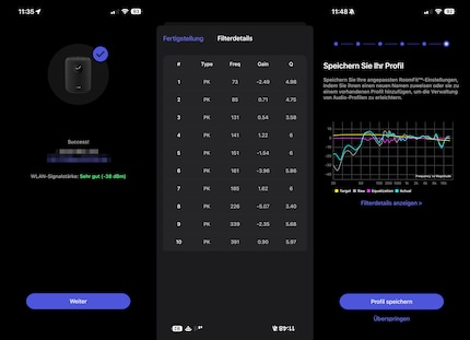 De app analyseert je Wi-Fi-signaal om de kamer te meten - en stelt een EQ preset voor je voor.