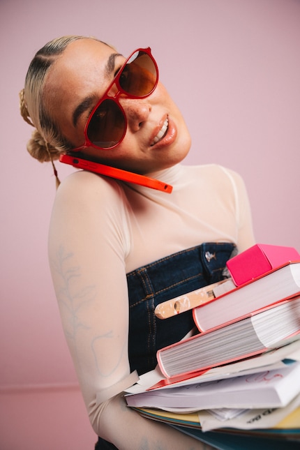 The Charlie als Sonnenbrille in Racing Red.