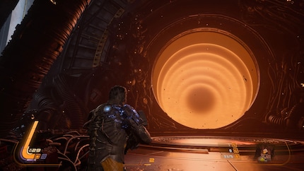 Sieht aus wie eine Lichtinstallation von James Turrell.