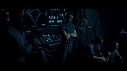 Lagebesprechung. Wo ist das abtrünnige Crewmitglied?