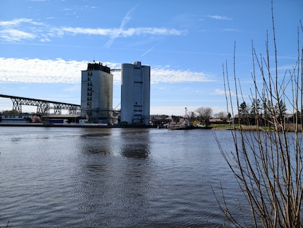 Die Sicht durch die 35-mm-Hauptkamera.