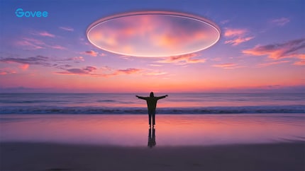 De beeldweergave is niet zo overdreven koel als in de marketingvideo. De lamp heeft geen functie om je naar het strand te beamen.