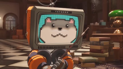 Der kleine Taygedo ist eine wilde Mischung aus Hund und TV.