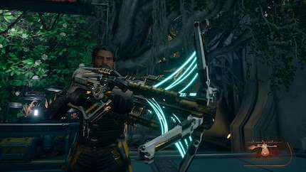 Keine Angst, die Waffe kannst du nicht verpassen. Du schaltest sie im Spielverlauf frei.