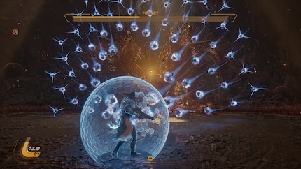 Schild aktivieren und warten.