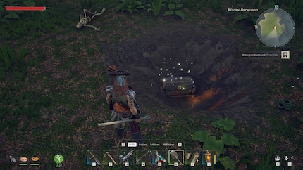 Das X markiert die Stelle: Natürlich gibt es auch vergrabene Schätze im Spiel.