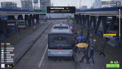 Eine perfekte Ausrichtung des Busses bringt mehr Likes der Fahrgäste.