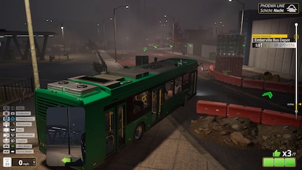 Rangiere den Bus vorsichtig durch das Hindernis, um Bewunderung und Likes zu erhalten.