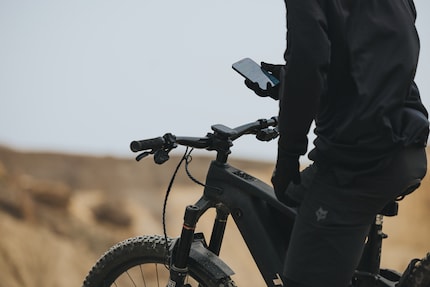 De smartphone kan in de toekomst in de rugzak blijven zitten: De gegevens worden weergegeven in de compatibele GPS-velocomputers van Garmin.