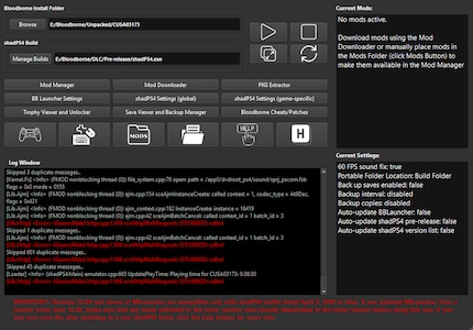 BBLauncher in gebruik