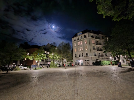 Die Ultraweitwinkelkamera im Nachtmodus.