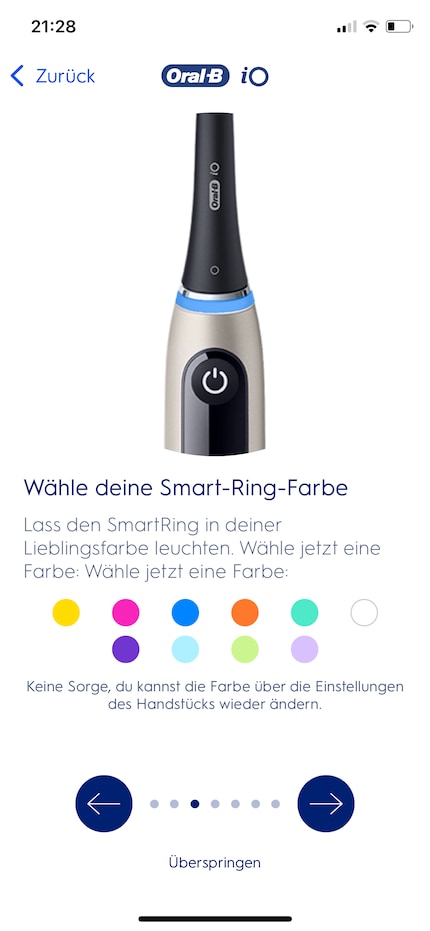 Die App ist aufgeräumt und intuitiv.