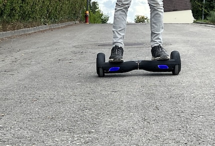 Die meisten Steigungen sind für das Board kein Problem.