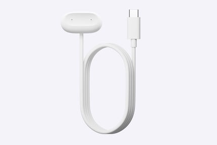 The tracker charges fully in 90 minutes on the USB charger.