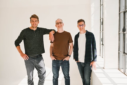 Die Gründer Alexander Siegmund, Pavel Smidingr und Maximilian Altenmüller.