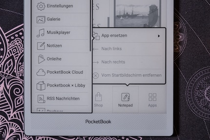 Apps auf der Startseite kann ich problemlos austauschen.