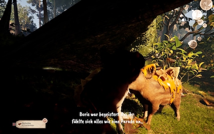 Nicht jede Perspektive hilft beim Entdecken: Manchmal steht der Wald Boris buchstäblich im Weg und ich hatte Probleme, die Kamera per Maus zu drehen.